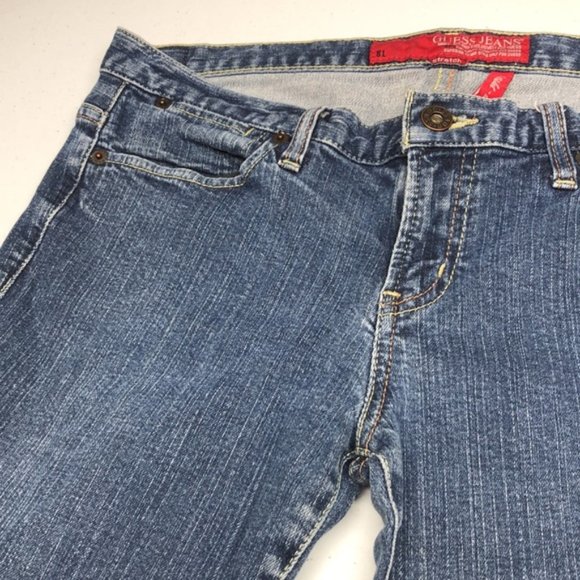 VINTAGE GUESS STARLET SKINNY JEANS 31x28 🇺🇸 - Picture 6 of 11